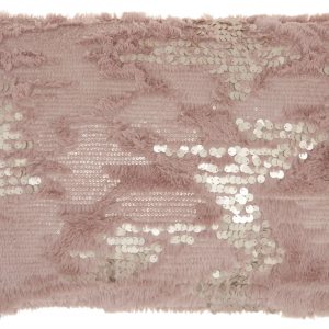Stylish Handcrafted Blush Accent Throw Pillow