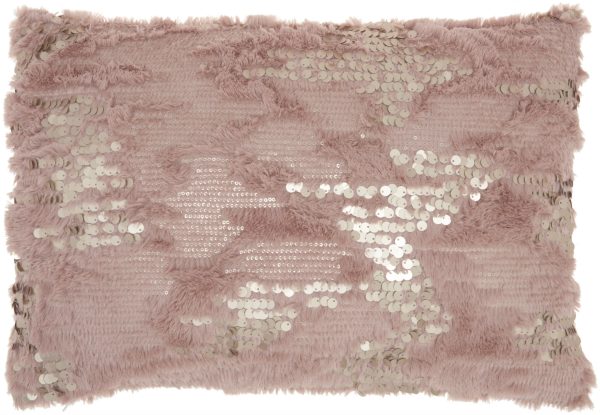 Stylish Handcrafted Blush Accent Throw Pillow