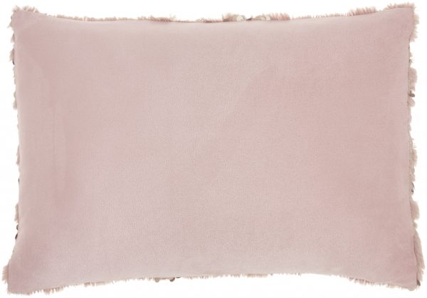 Stylish Handcrafted Blush Accent Throw Pillow - Image 2