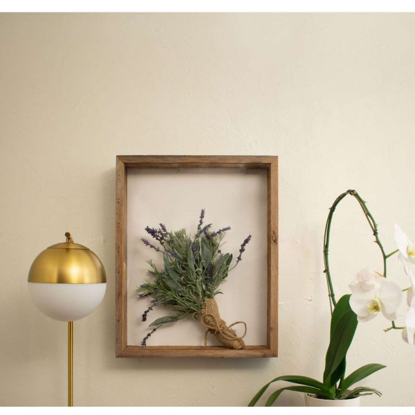 16" x 20" Rustic Gray Wood Shadow Box Frame - Image 2