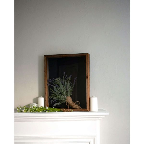 16" x 20" Rustic Gray Wood Shadow Box Frame - Image 3