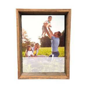 8?x 8?Rustic Farmhouse Gray Wood shadow box Frame