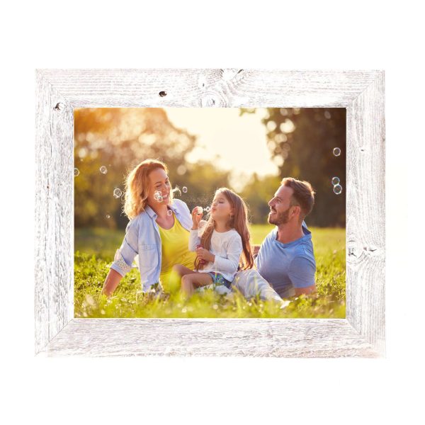 8?x 10?Rustic Farmhouse White Wash Wood Frame - Image 4