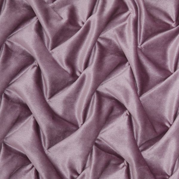 Lavender Pleated Velvet Throw Pillow - Image 4