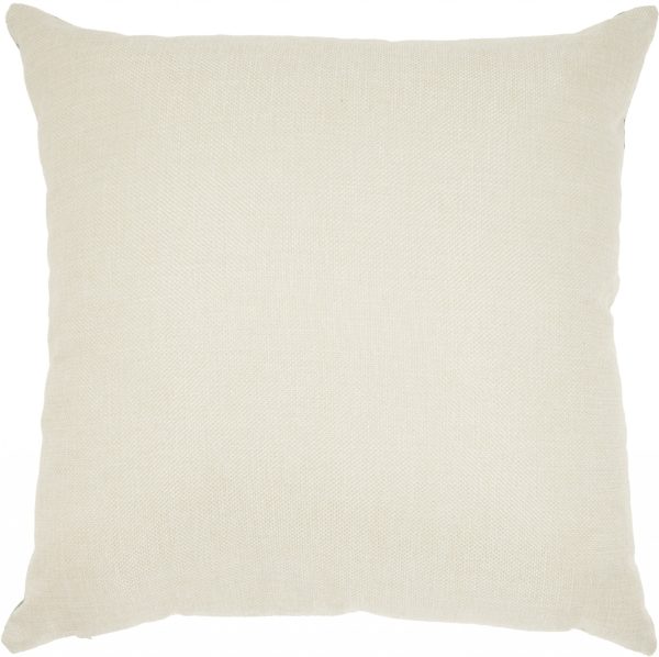Green Indoor Outdoor Palm Leaves Throw Pillow