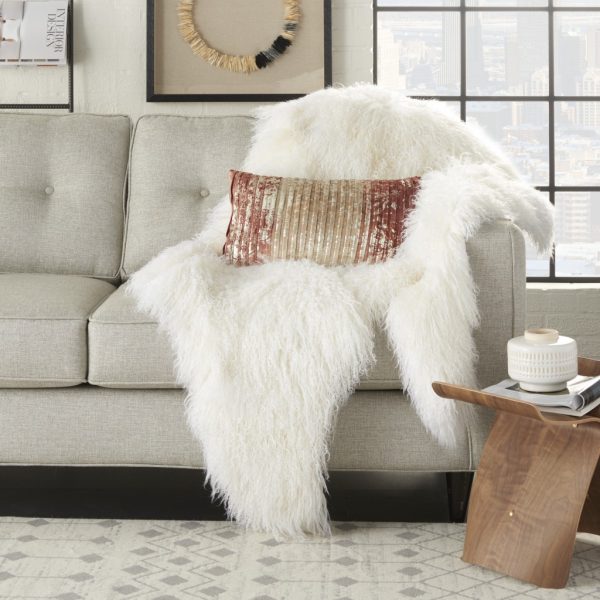 Two Tone Striped Lumbar Pillow - Image 3