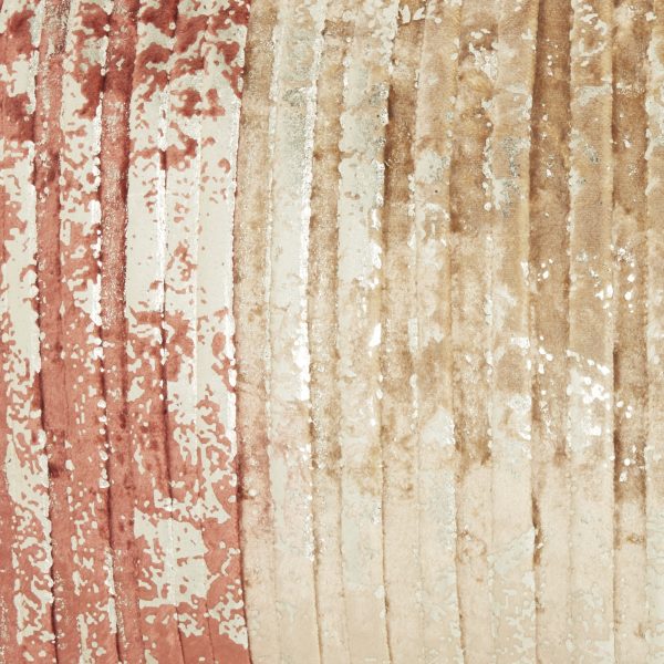 Two Tone Striped Lumbar Pillow - Image 4