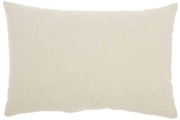 Please Go Away Pink Lumbar Throw Pillow - Image 2