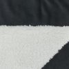 Boho Dark Gray Fleece and Sherpa Accent Throw - Image 2