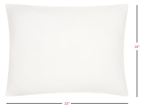 16" x 22" Choice White Lumbar Pillow Insert - Image 2