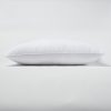 Set of 2 Lux Sateen Down Alternative Standard Size Firm Pillows - Image 3