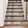 5" x 5" Espresso Brown Mosaic Peel and Stick Removable Tiles - Image 3