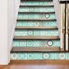 4" x 4" Aquamarine Mosaic Peel and Stick Removable Tiles - Image 2