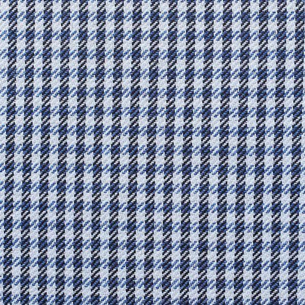 Set of 4 Blue Houndstooth Pillow Covers - Image 3