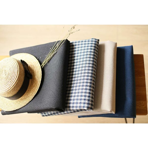 Set of 4 Blue Houndstooth Pillow Covers - Image 5