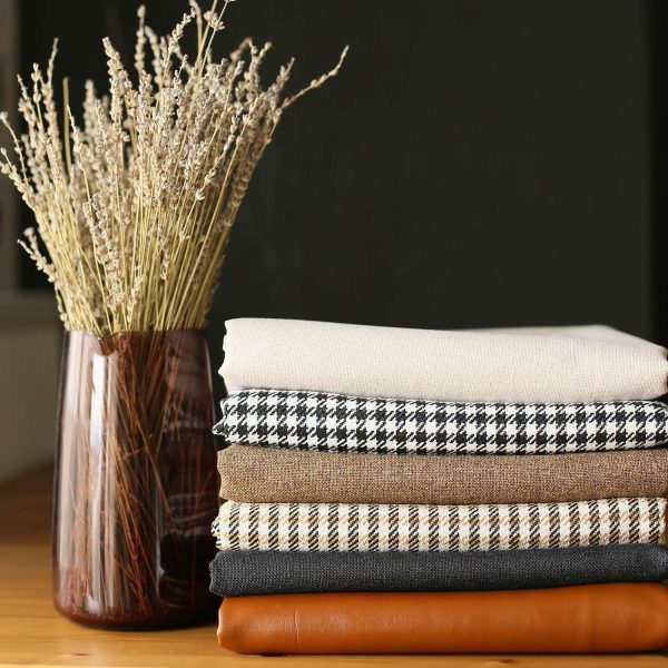 Set of 4 Tan and Black Center Lumbar Pillow Covers - Image 5