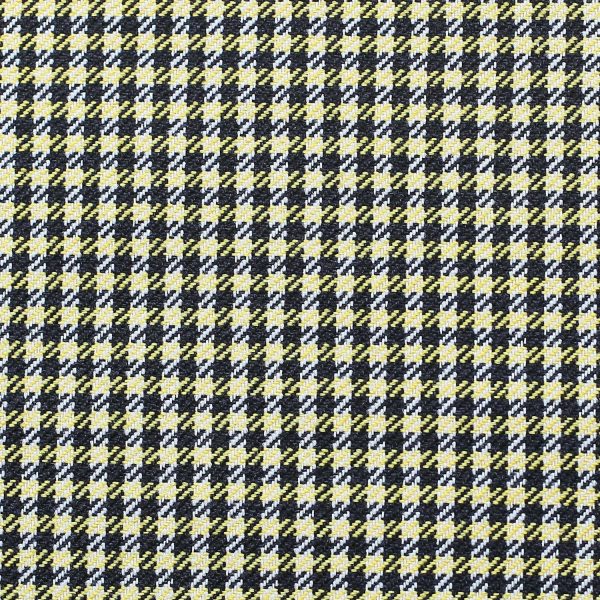 Set of 2 Black and Yellow Houndstooth Pillow Covers - Image 4