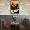 36" x 54" Kellar Drinks with the Devil Vintage Magic Poster Wall Art - Image 3