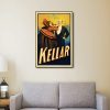 36" x 54" Kellar Drinks with the Devil Vintage Magic Poster Wall Art - Image 4