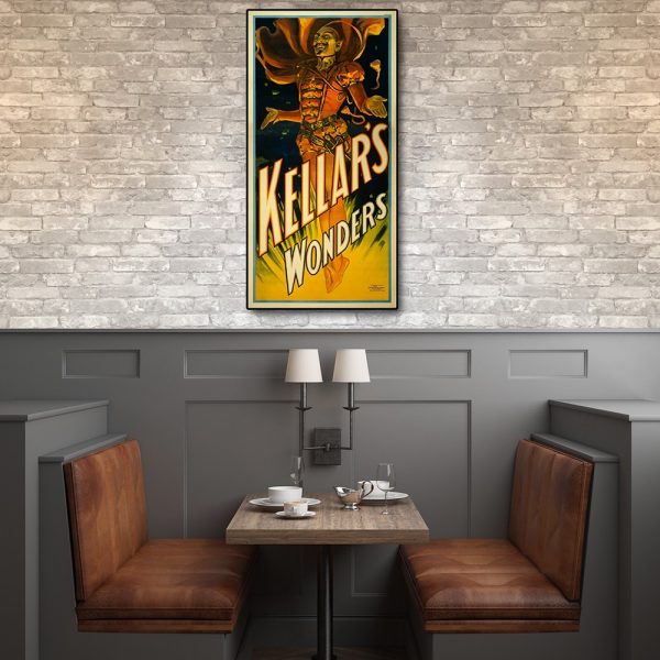 36" x 72" Keller's Wonders Vintage Magic Poster Wall Art - Image 2