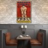 36" x 54" Houdini in Handcuffs Vintage Magic Poster Wall Art - Image 2