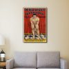 36" x 54" Houdini in Handcuffs Vintage Magic Poster Wall Art - Image 3