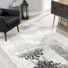 2?x 15?Gray Faded Filigree Pattern Runner Rug - Image 3