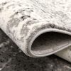 2?x 15?Gray Faded Filigree Pattern Runner Rug - Image 4