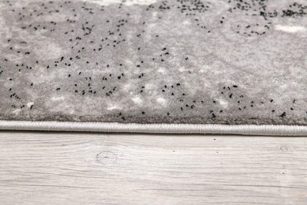 2?x 15?Gray Faded Filigree Pattern Runner Rug - Image 5