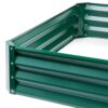 Green 4 ft x 3 ft Steel Rust Resistant Open Bottom Raised Garden Planter Bed - Image 2