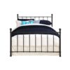 Full size Dark Bronze Metal Platform Bed with Headboard and Footboard - Image 2