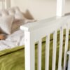 Twin over Full Bunk Bed with Stairway Storage Drawers in White Wood Finish - Image 2