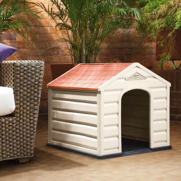 Sturdy Outdoor Waterproof Polypropylene Dog House for Small Dogs - Image 3