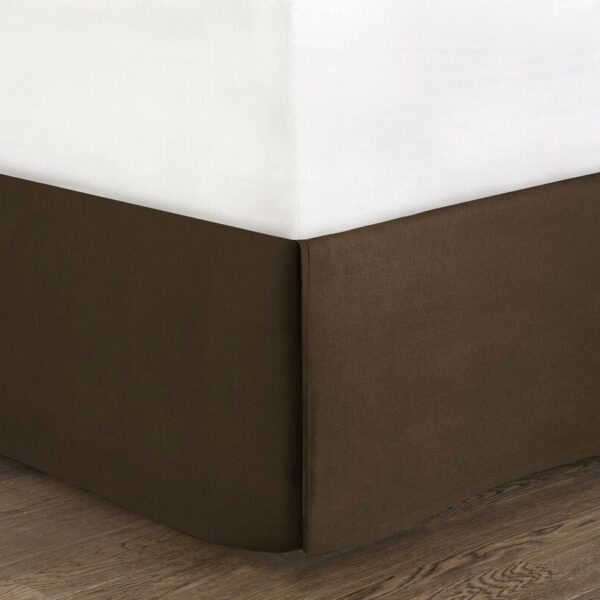 California King 12-piece Reversible Cotton Comforter Set in Brown and Blue - Image 3
