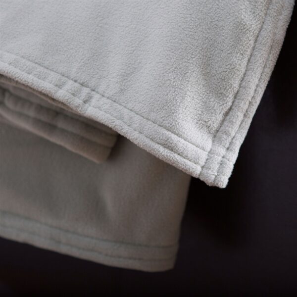 Sage Green Comfort Knit Heated Electric Warming Throw Blanket - Image 2