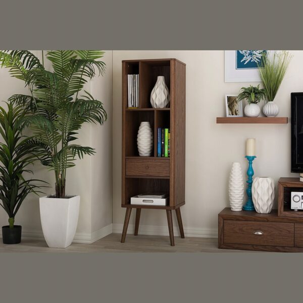 Mid-Century Modern Classic Bookcase Sideboard Cabinet - Image 5