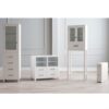 White Modern Bathroom Over the Toilet Space Saver Cabinet - Image 3