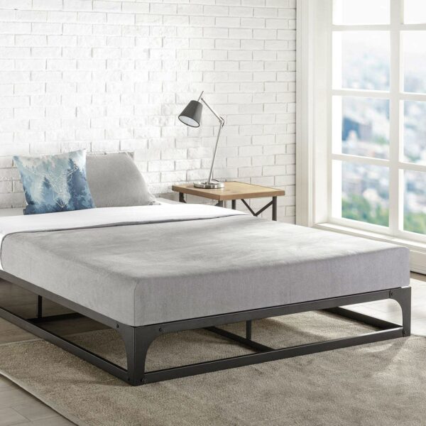 Twin size Modern Low Profile Heavy Duty Metal Platform Bed Frame - Image 2