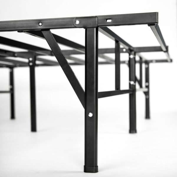 Queen size Sturdy Black Metal Platform Bed Frame - Image 3