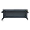 Solid Wood Entryway Accent Bench in Black Finish - Image 4