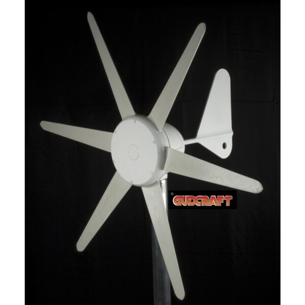 300-Watt 24-Volt 6- Blade Wind Generator with Charge Controller - Image 3