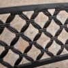 4-Ft Metal Garden Bench with Bronze Highlights over Antique Black Finish - Image 3