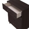 Modern 6 Drawer Double Dresser in Espresso - Image 3