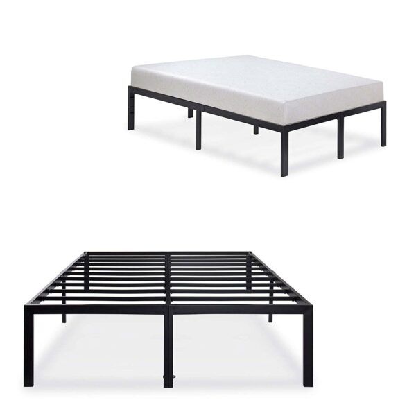 California King Heavy Duty 18-inch High Rise Metal Platform Bed Frame - Image 3
