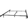 California King Heavy Duty Metal Bed Frame with Headboard Footboard Brackets - Image 3