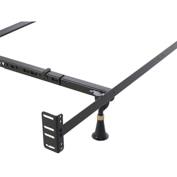 California King Heavy Duty Metal Bed Frame with Headboard Footboard Brackets - Image 5