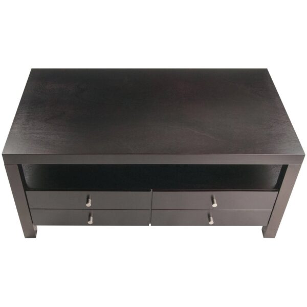 Modern Espresso 2 Drawer Coffee Table - Image 2