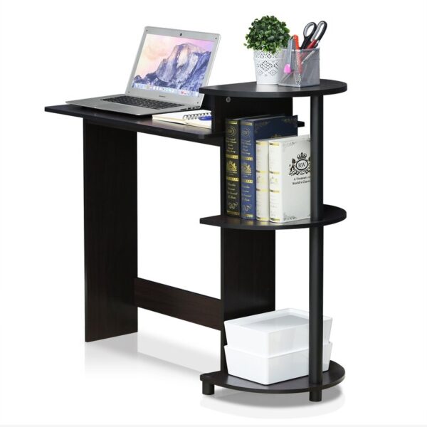 Contemporary Home Office Computer Desk in Black Finish - Image 3