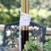 Navy Blue 11-Ft Patio Umbrella with Antique Bronze Pole and Base - Image 4
