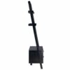 Modern Black 2 Drawer Entryway Shelf Leaning Ladder Bookshelf Bookcase - Image 4